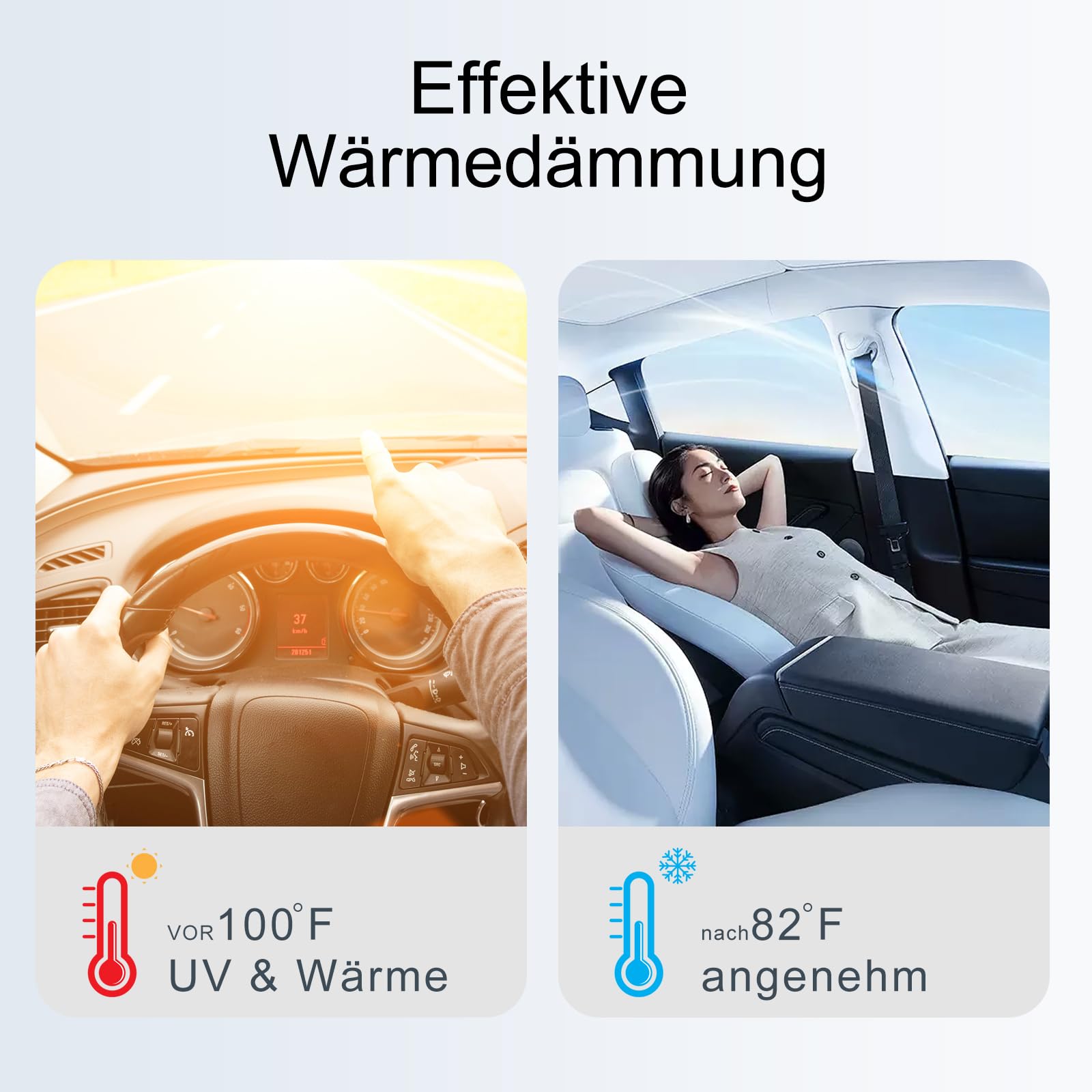 Pellicola Oscurante per Auto,50cm x 3m Pellicola Vetri Auto Oscuranti,Protezione Solare per Auto,Antigraffio per il Blocco dei Raggi UV/IR,Calore e Abbagliamento(35% VLT)