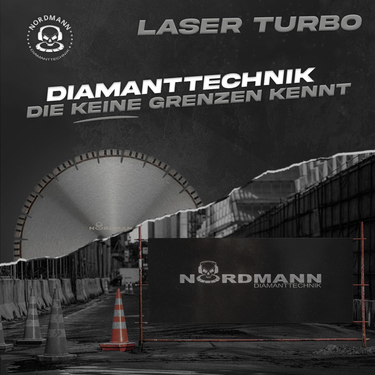 Diamant Trennscheibe Laser Turbo 400 x 20 mm, Diamantscheibe für Beton, Stahlbeton, Granit, Klinker, Terrazzo und Ziegel