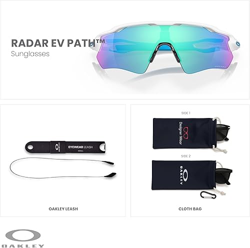 Miniatura 2 de Oakley Radar EV Path OO9208 - Gafas de sol para hombre, correa y kit de cuidado iWear de diseñador