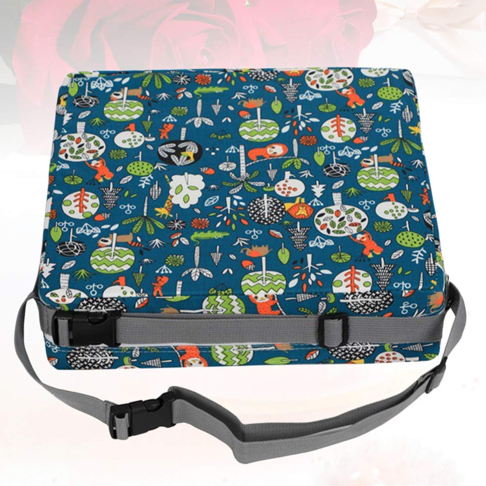 Tomaibaby Silla de Comedor Cojín Elevador Cojín de Asiento Elevador Portátil Bebé Niño Niños Infantil Portátil Desmontable Trona Cojín Verde