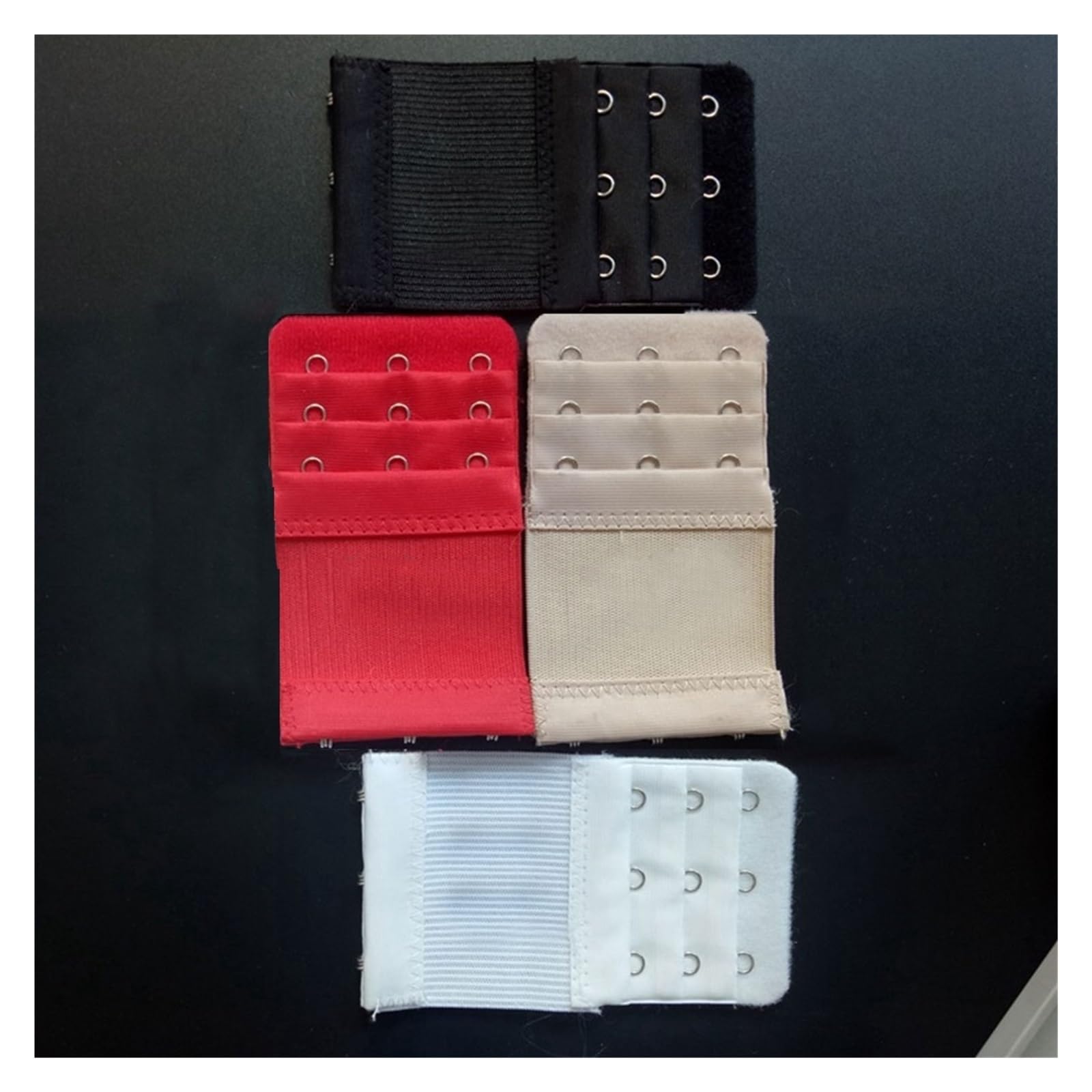 Extensor de Sujetador for Mujer, Correa Extensores, 3 Filas Ganchos, Ropa íntima Ajustable, Hebilla Gancho Alargada, cinturón extensión, 1 ud
