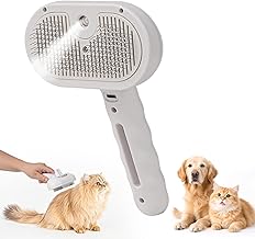 Magic Wand for Pet Hair - Three in One Dog Steam Grooving Brush, Easy and Efficient Hair Removal Cat Brush Steam, Pet Hairdressing Spray Massage Cat Grooming Comb