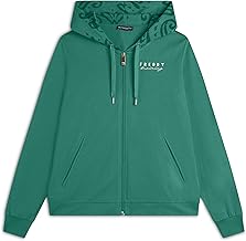 FREDDY - Lightweight Zip Hoodie with Floral Details