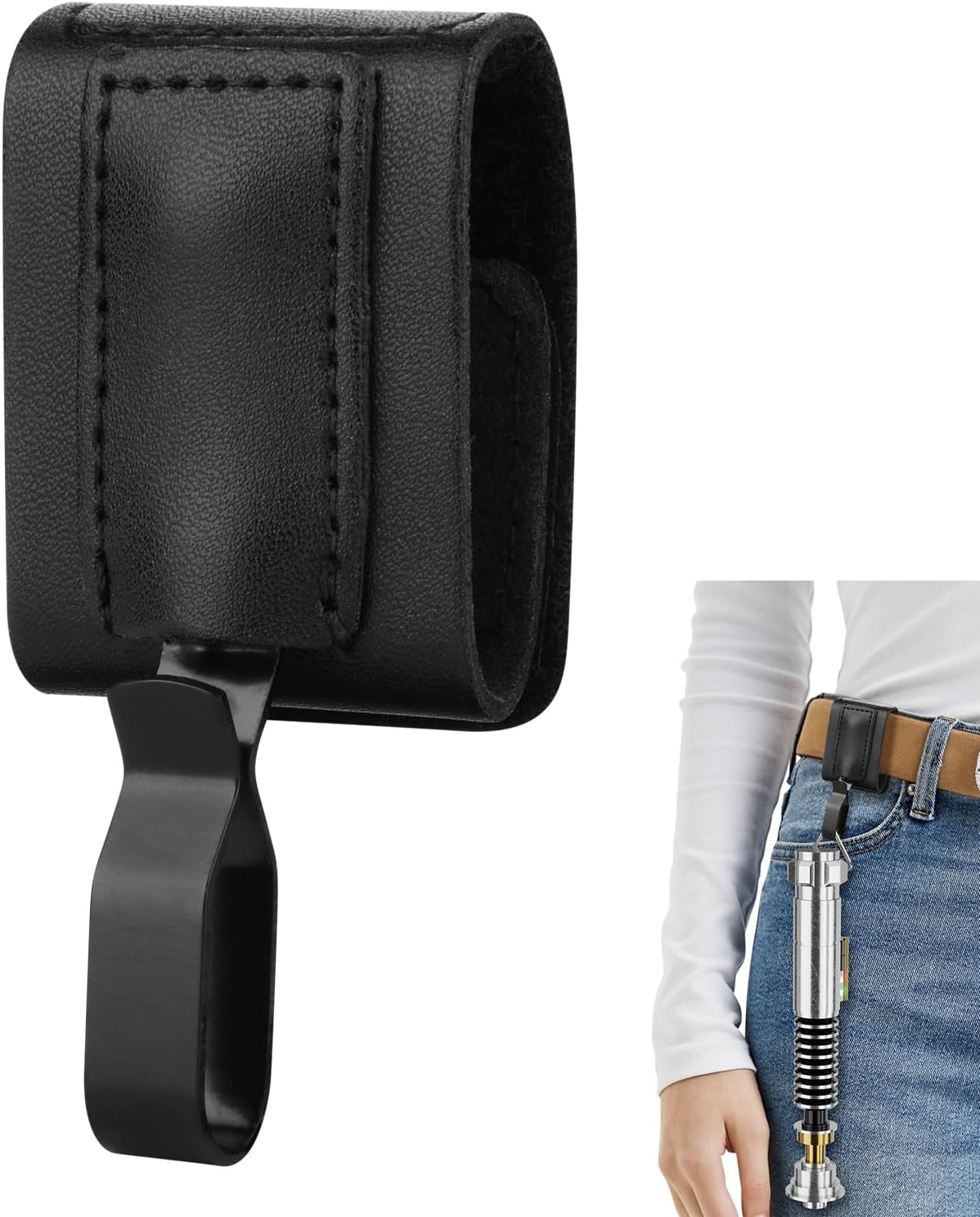 Cosmos Lightsaber Belt Clip Hilt Belt Holder Lightsaber Waist Holster Lightsaber Clip for Attaching Lightsaber Hilt to Belt