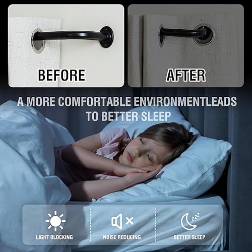 Miniatura 3 de Varillas de cortina para ventanas de 28 a 48 pulgadas