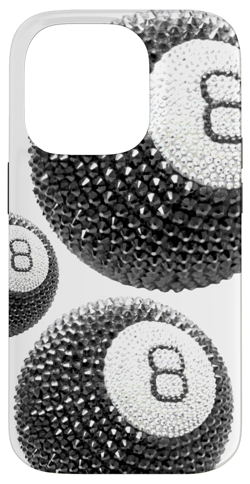 iPhone 14 Pro Retro Lucky Disco 8 Ball For Women Case