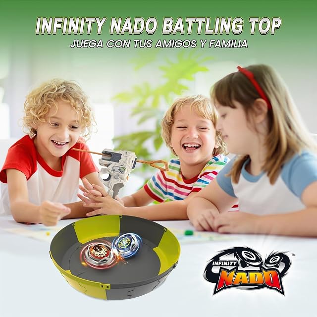 Foto 7 de 7 de INFINITY NADO S7 Set Arena 2 Lanzadores Rack–2 Tops Metal+Adaptadores S6 5+