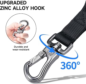 EXCELLENT ELITE SPANKER 5-6FT Military Bungee Dog Leash Adjustable Elastic
