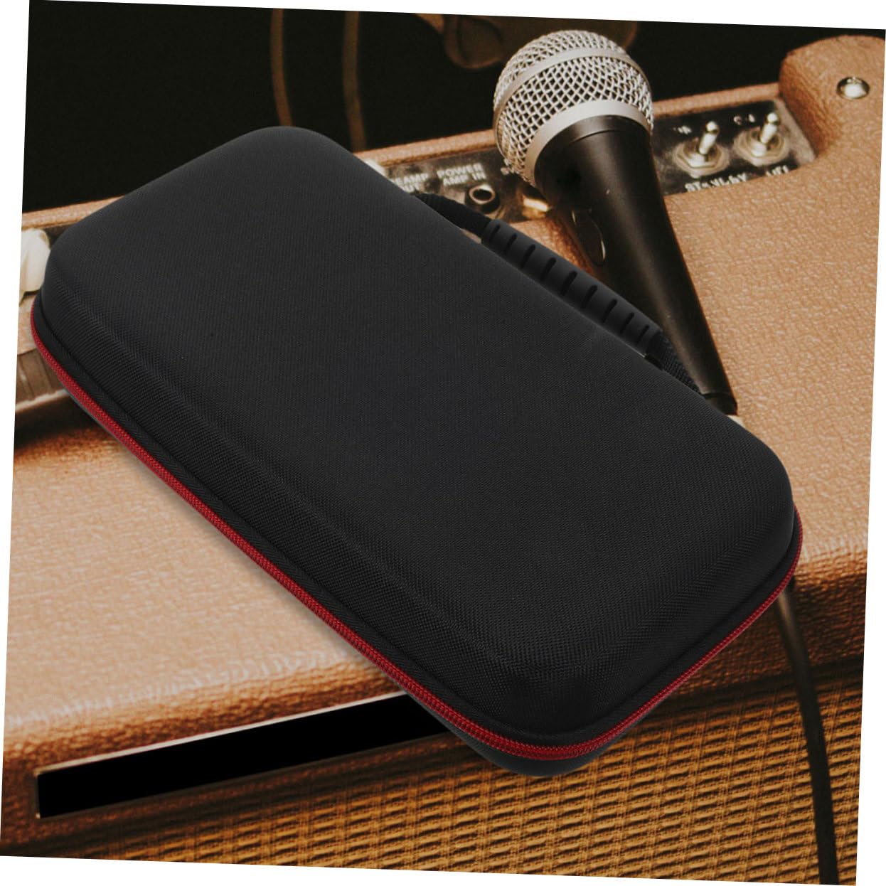 Kisangel 2pièces Étui de Rangement pour Microphone Portable Sac de Transport avec Fermeture Éclair Lot pour Micro à Main