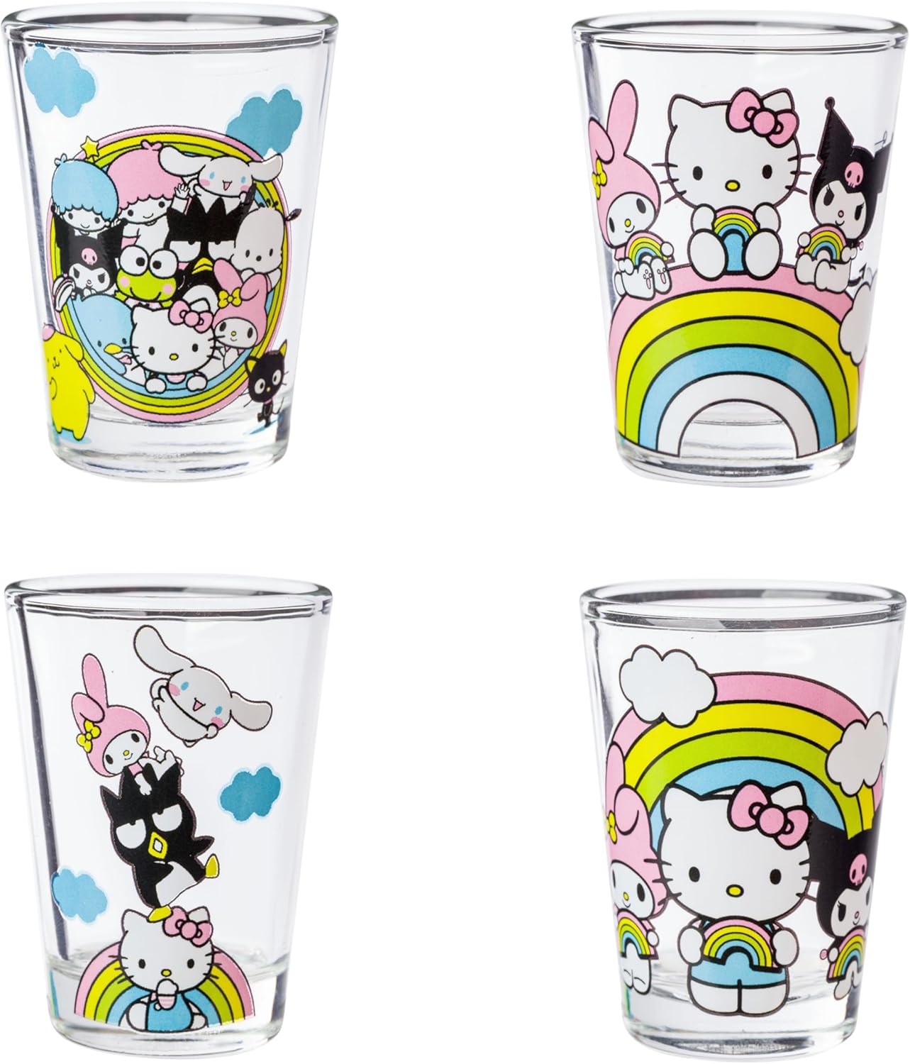 Amazon.com | Silver Buffalo Sanrio Hello Kitty and Friends, 4 Pack