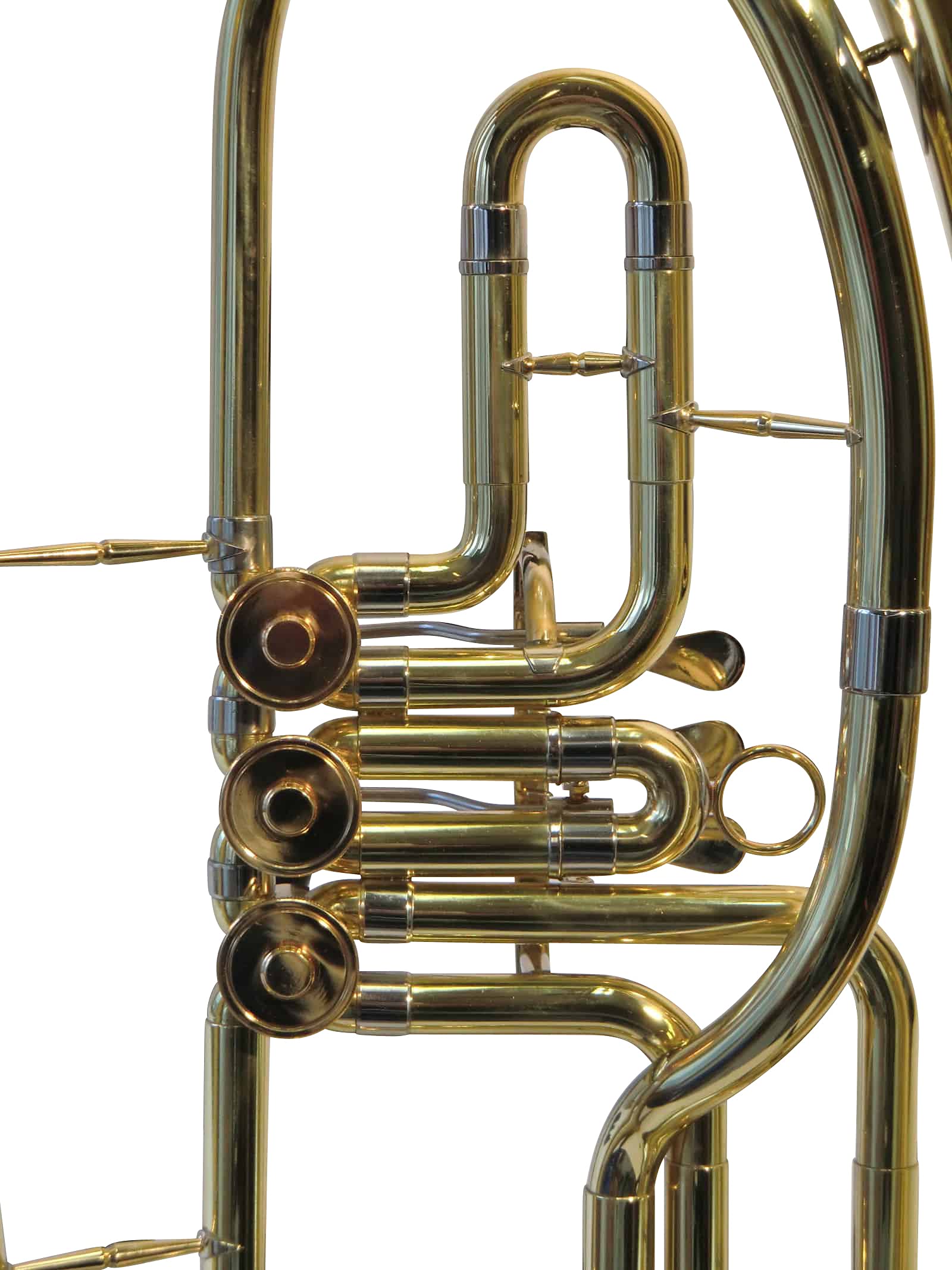 Tenorhorn/Tenor Horn Gold/Silber, Minibalgelenk, inkl. Luxus-Hartschalenkoffer, Neu