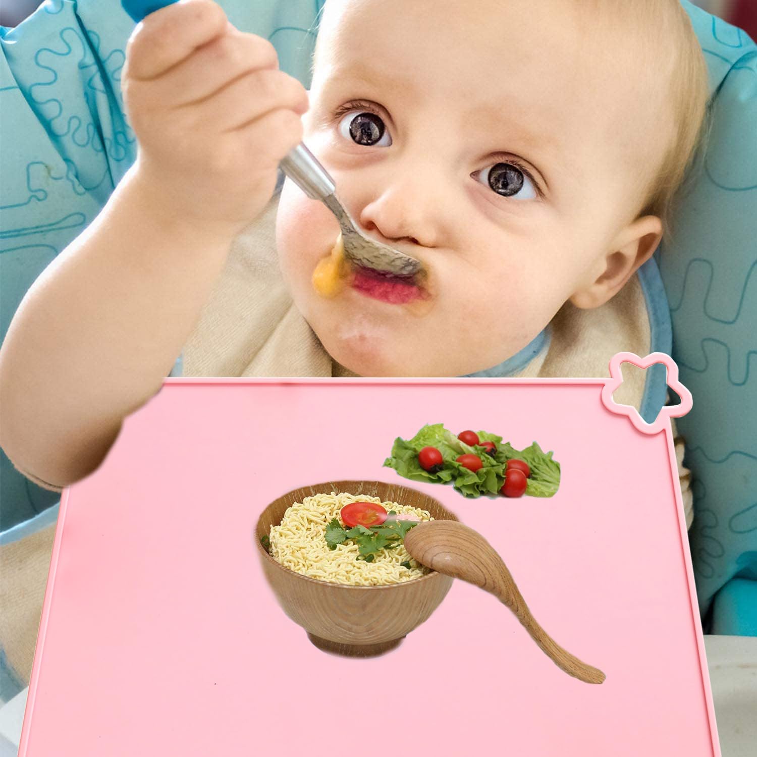 Set Di 2 Tovagliette Sottopentola In Silicone Grandi, Tovagliette Sottopentola Con Supporto