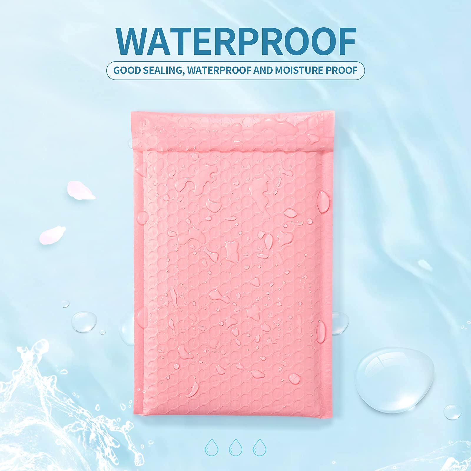 30 Sobres De Envío De Polietileno Blanco 7.5x9.5" - Autosellantes, 1.7 MIL, 100% Reciclables