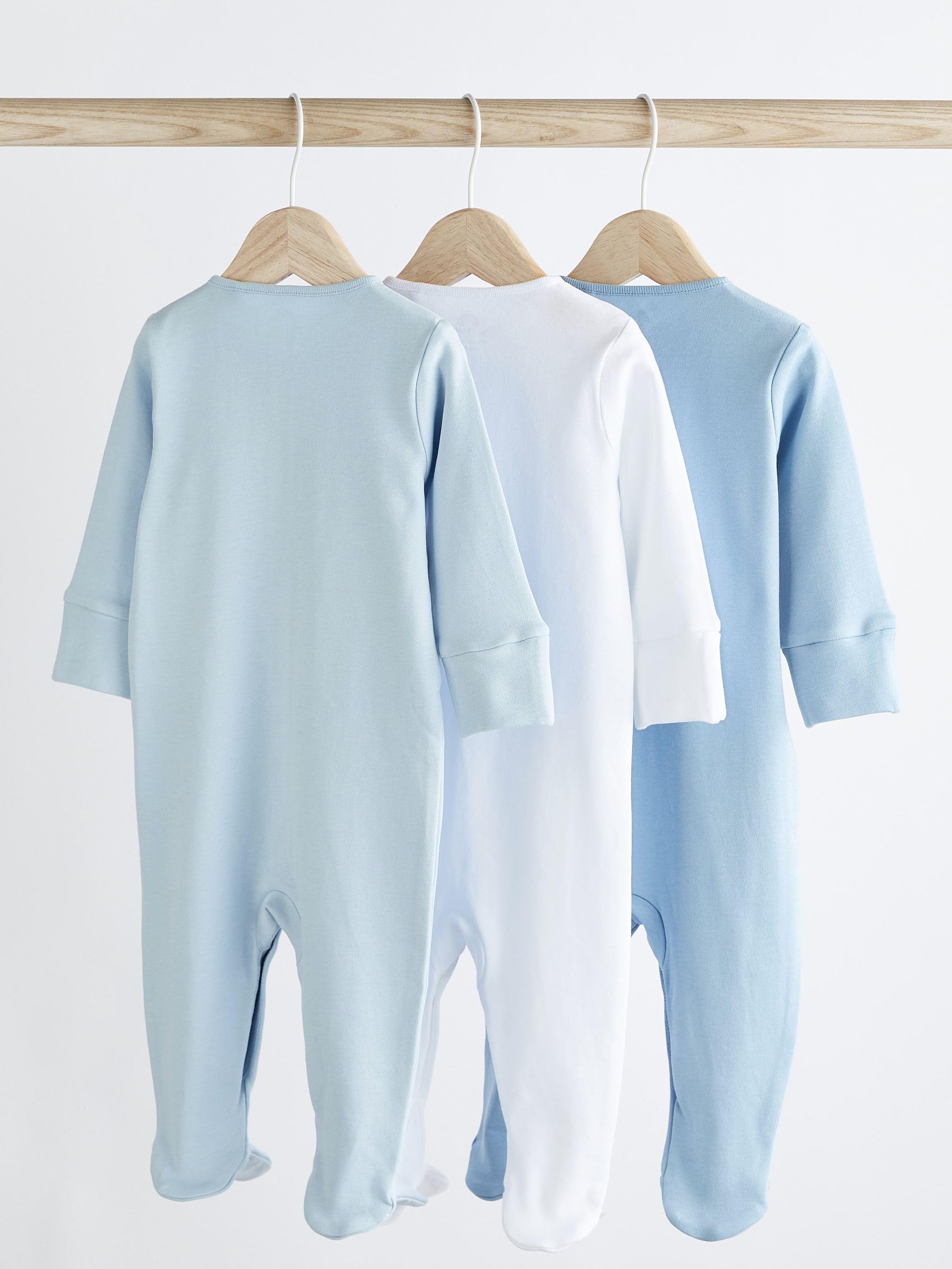 NEXT Bebés niño Pack de 3 Pijamas Tipo Pelele de bebé