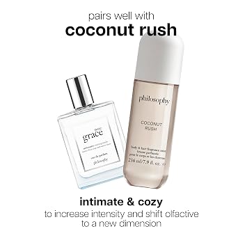 philosophy pure grace eau de parfum - crisp & clean women's perfume - with notes of water lily, leafy greens & musk - long lasting fragrance - 2 fl oz