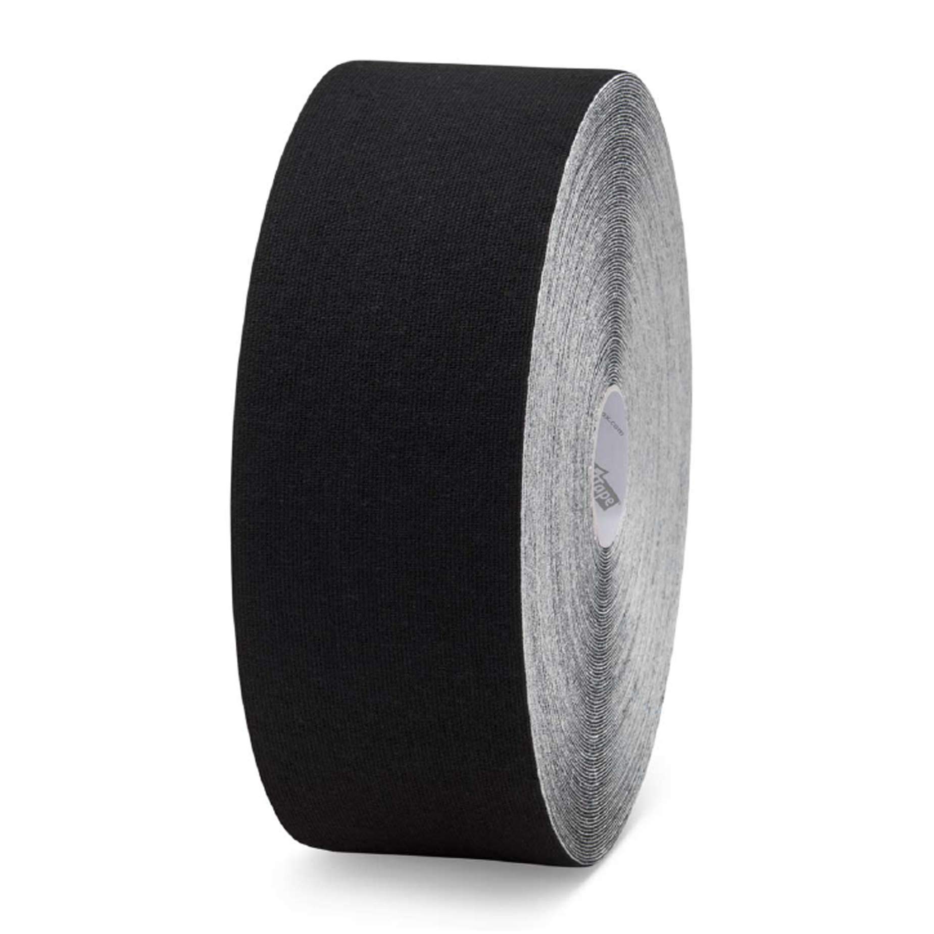 K-Tape® Black XXL (Rollo sencillo, 5cm x 22m) [Color: Negro]