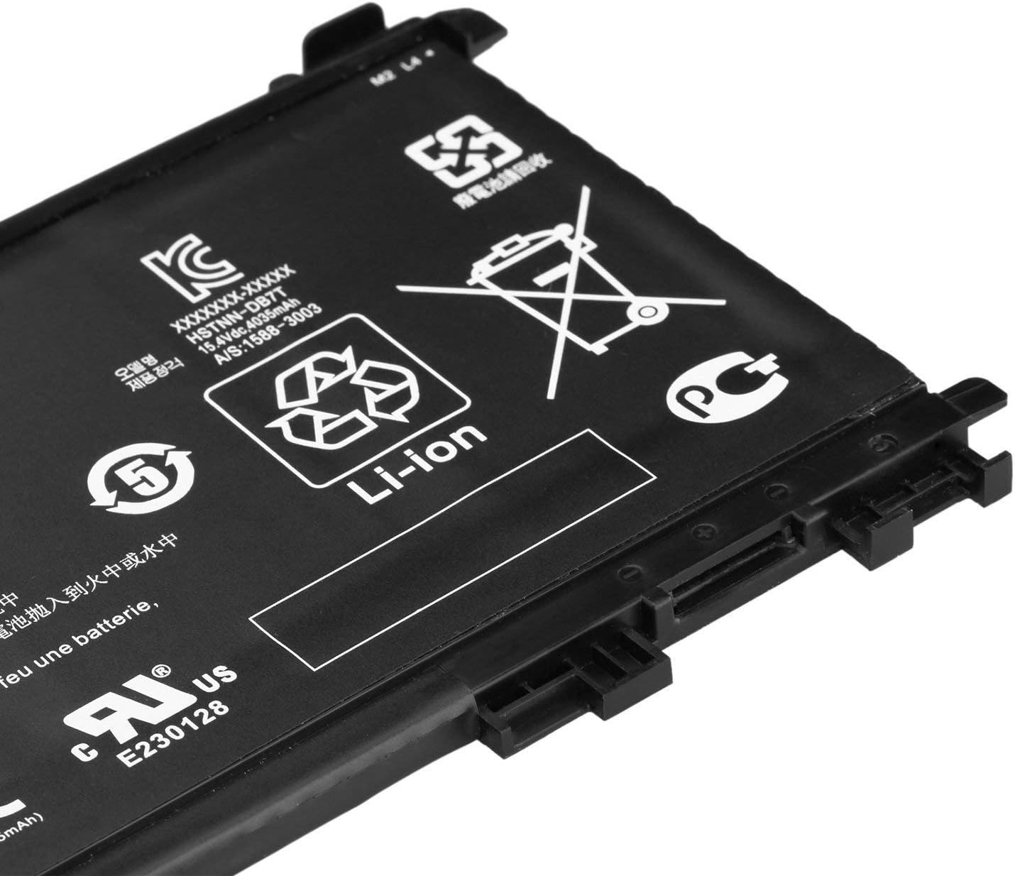 TE04XL Laptop Battery Replacement for HP Owmen 15-AX200 15-AX250WM 15-AX210NR 15-AX243DX 15-AX252NR 15-AX220TX, Pavilion 15-BC 15-BC200NB 15-BC251NR 15-BC260NZ(15.4V 63.3Wh)