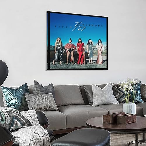 Miniatura 3 de BRYMOR Fifth Harmony No Way.webp - Póster de lienzo decorativo para pared, para sala de estar, dormitorio, estilo marco, 12 x 12 pulgadas (11.8 x