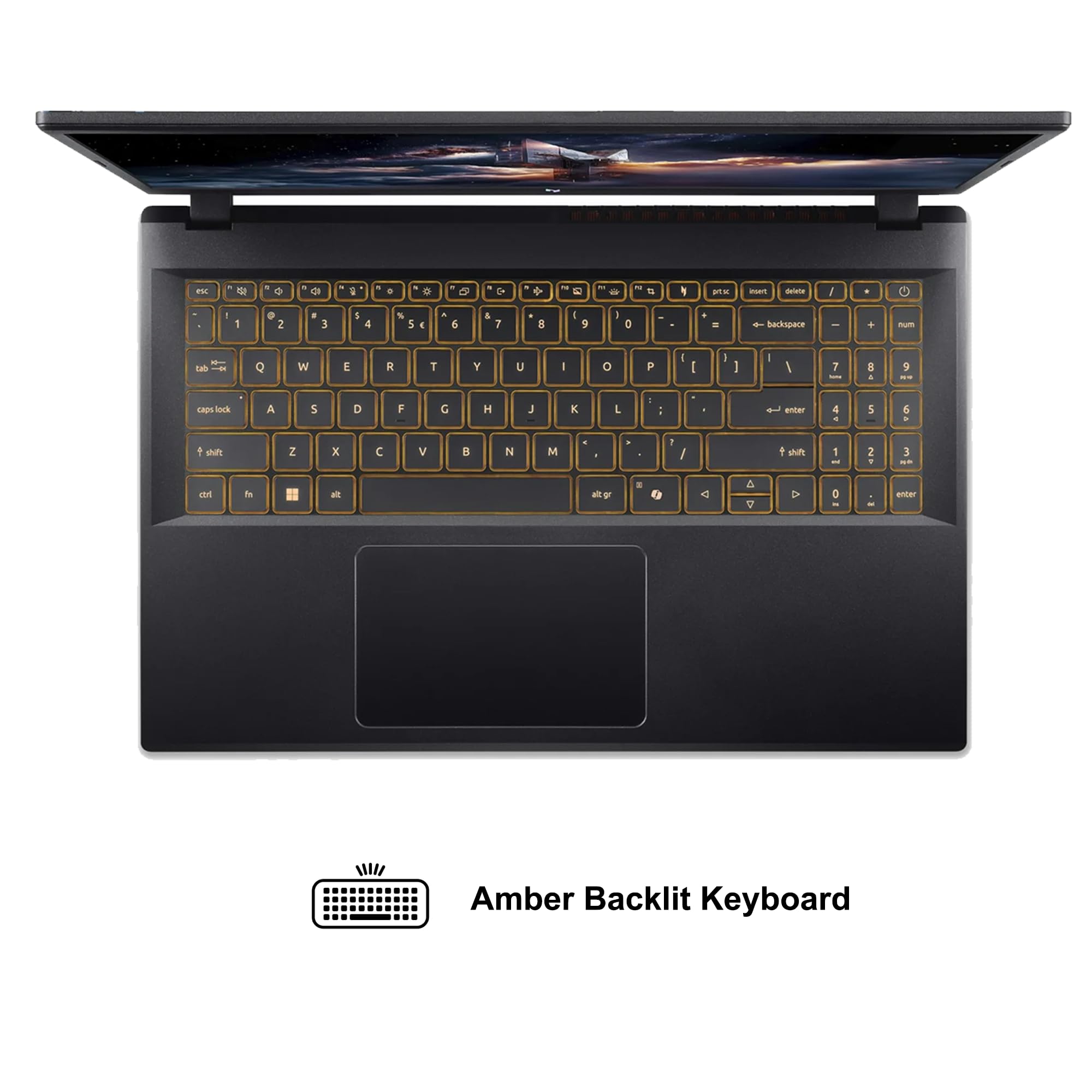 Acer Nitro V 15 Ordinateur portable de jeu 15,6" FHD IPS 165 Hz Intel 8 cœurs i5-13420H 16 Go DDR4 512 Go SSD GeForce RTX 5050 GDDR7 DLSS4 (jusqu'à 440 AI Tops) Rétroéclairé Thunderbolt WiFi6 Win11