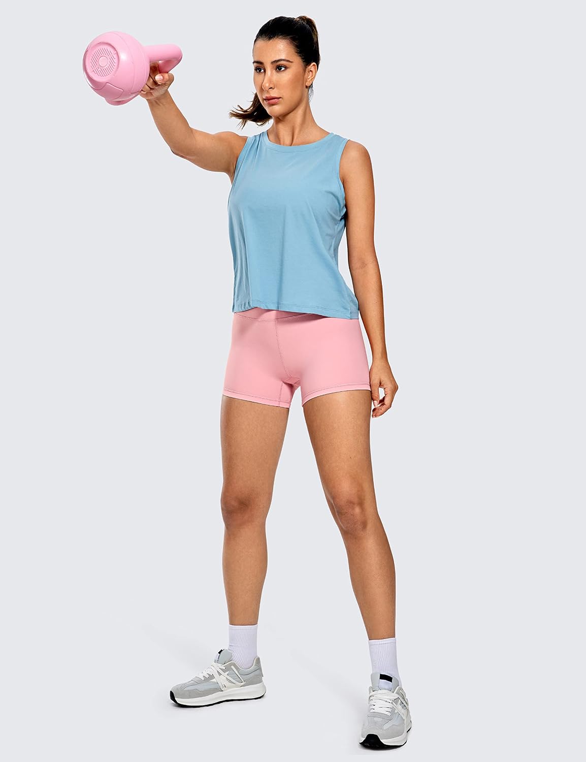 CRZ YOGA Naked Feeling Biker Shorts 4'' image 3