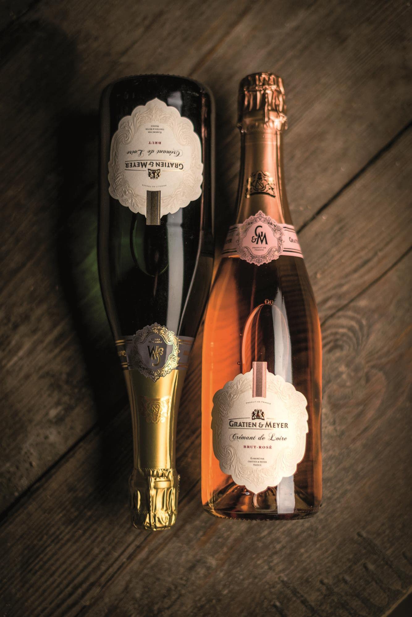 Gratien & Meyer Crémant de Loire Cuvée Diadem Brut Rosé (6 x 0,75 l) - Edler französischer Rosé-Schaumwein auf Champagner-Niveau, Traditionelle Flaschengärung, frisch fruchtig und zart-cremig