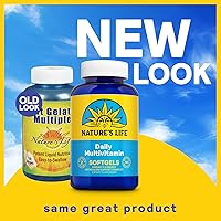 Vista 2 de Nature's Life Soft Gelatin Multiple Complete Daily Multivitamin & Mineral Supplement with Iron 120 Easy-to-Swallow Softgels 2-Month Supply