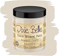 Vista 55 de Dixie Belle Paint Company - Pintura con acabado de tiza para muebles, color blanco lino (Drop Cloth), 8 fl oz, pintura mineral color blanco lino mate
