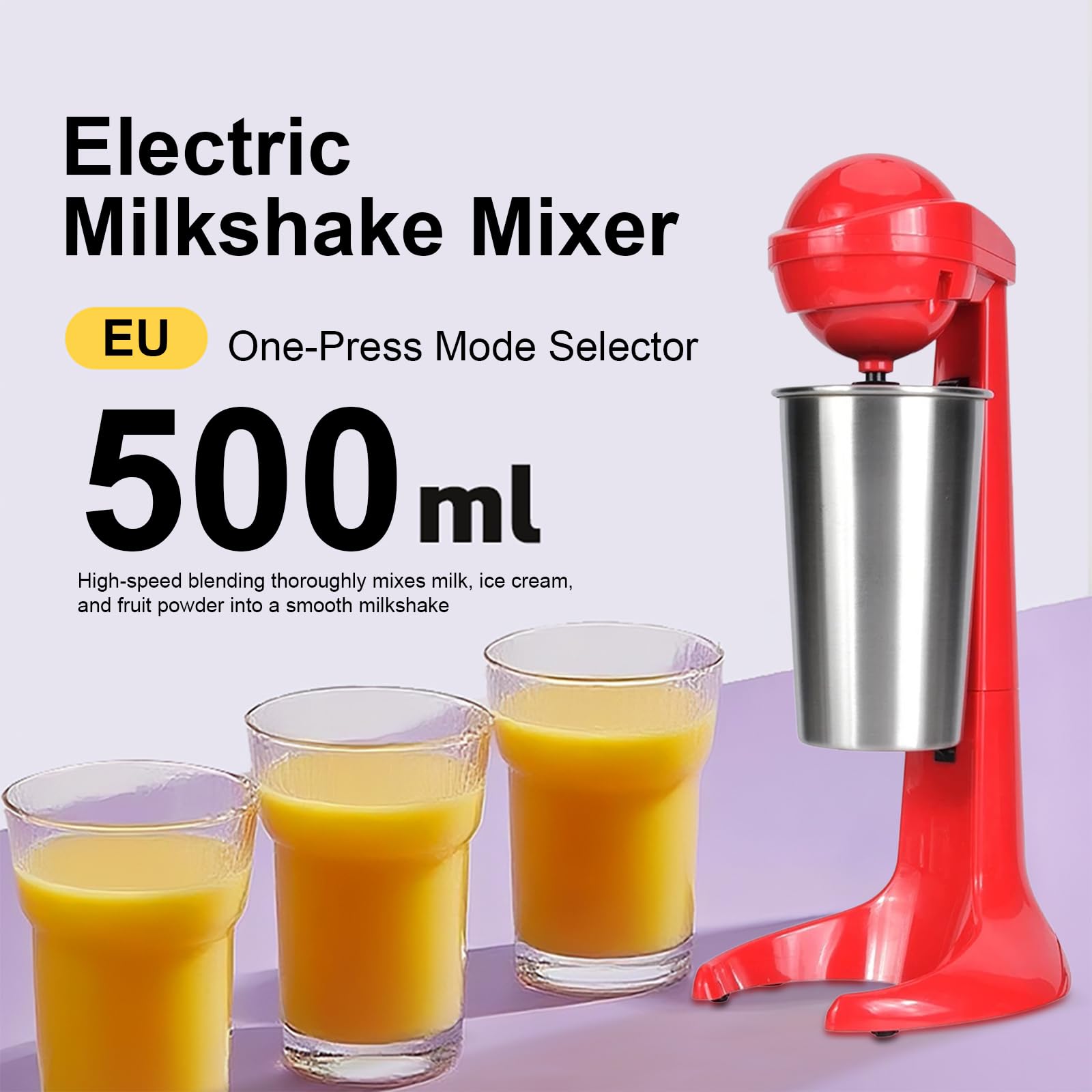 Elektryczny blender do napojów kawowych mrożonych ze znakami pomiarowymi