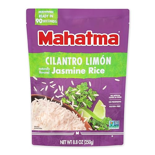 Miniatura 1 de Mahatma Ready to Heat - Arroz cilantro y jazmín, apto para microondas, blanco, 8.8 onzas, paquete de 6