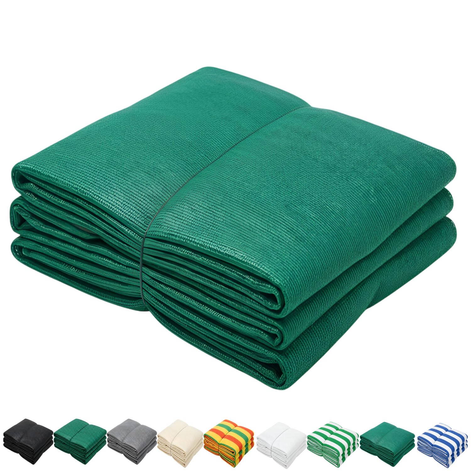 TAVASYA 90% Shade Net 10 x 40 Feet | Green with Black Lines | HDPE | UV Resistant Sun Shade Cloth for Garden, Terrace, Greenhouse, Car Parking & Outdoor Heat Protection-picture-22