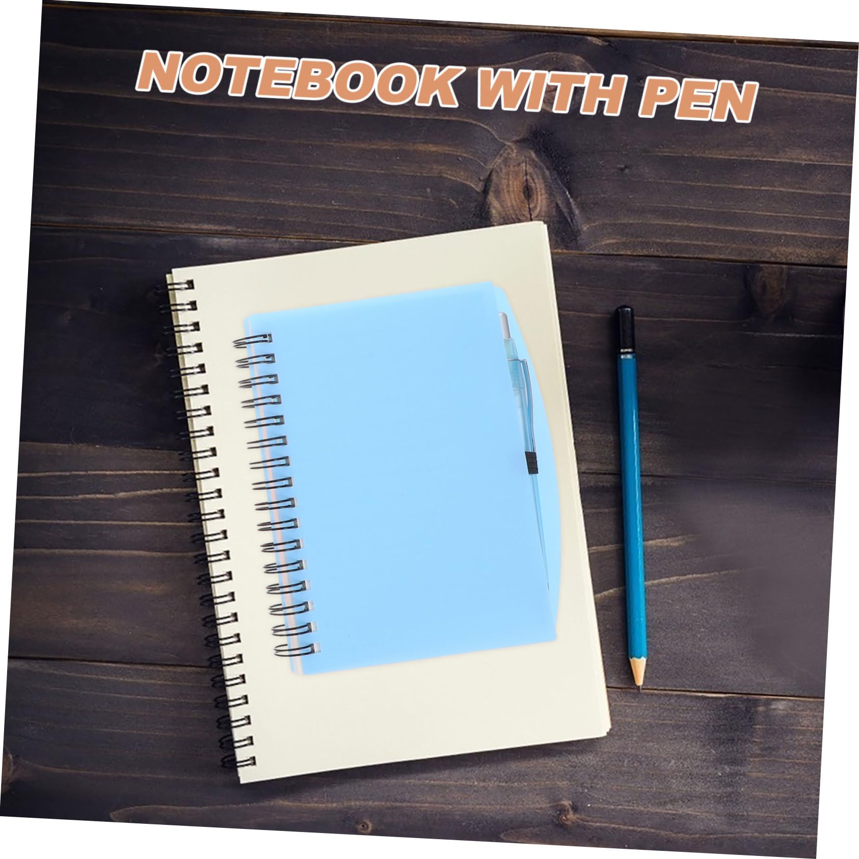 Cuaderno Espiral Pequeño, Pack de 3 Unidades Bolígrafos