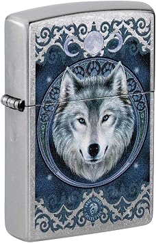 Zippo Lighter Anne Stokes Wolf - Street Chrome 81203