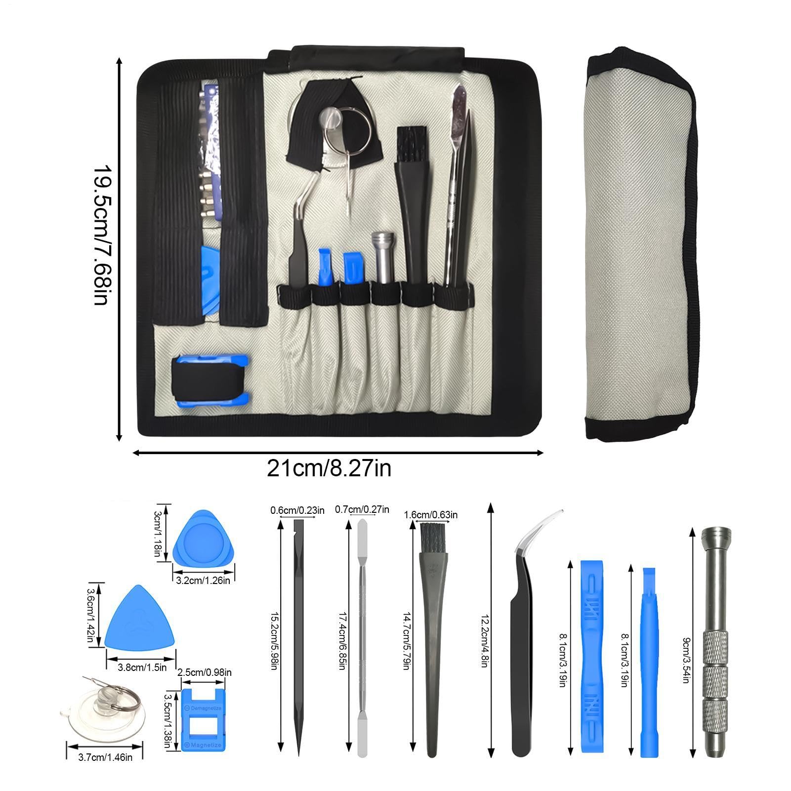 Telefon Reparatur Kit Präzisionswerkzeug für Elektronik | Kleines Schraubendreher-Set für Telefon, Computer, Bildschirm, Uhr, Brille, Kamera, Konsole, Technik, Zuhause