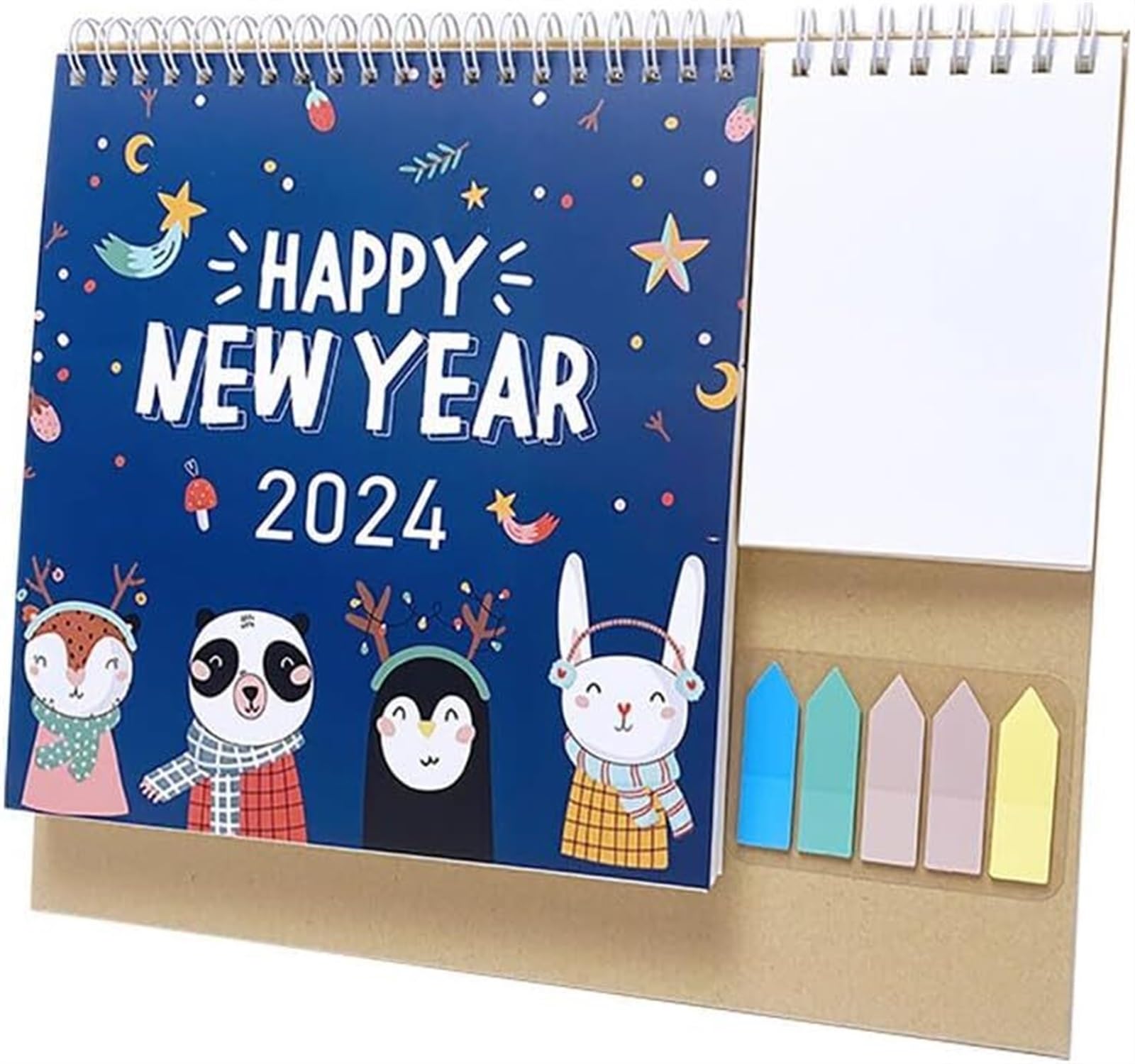 Familienplaner Kalender 2024 Tischkalender 2024, Januar Bis Dezember, 12 Monatskalender 2024, Tischkalender, 21,8 X 25,4 Cm Kalender 2024 (Color : C, Size : 3pc)