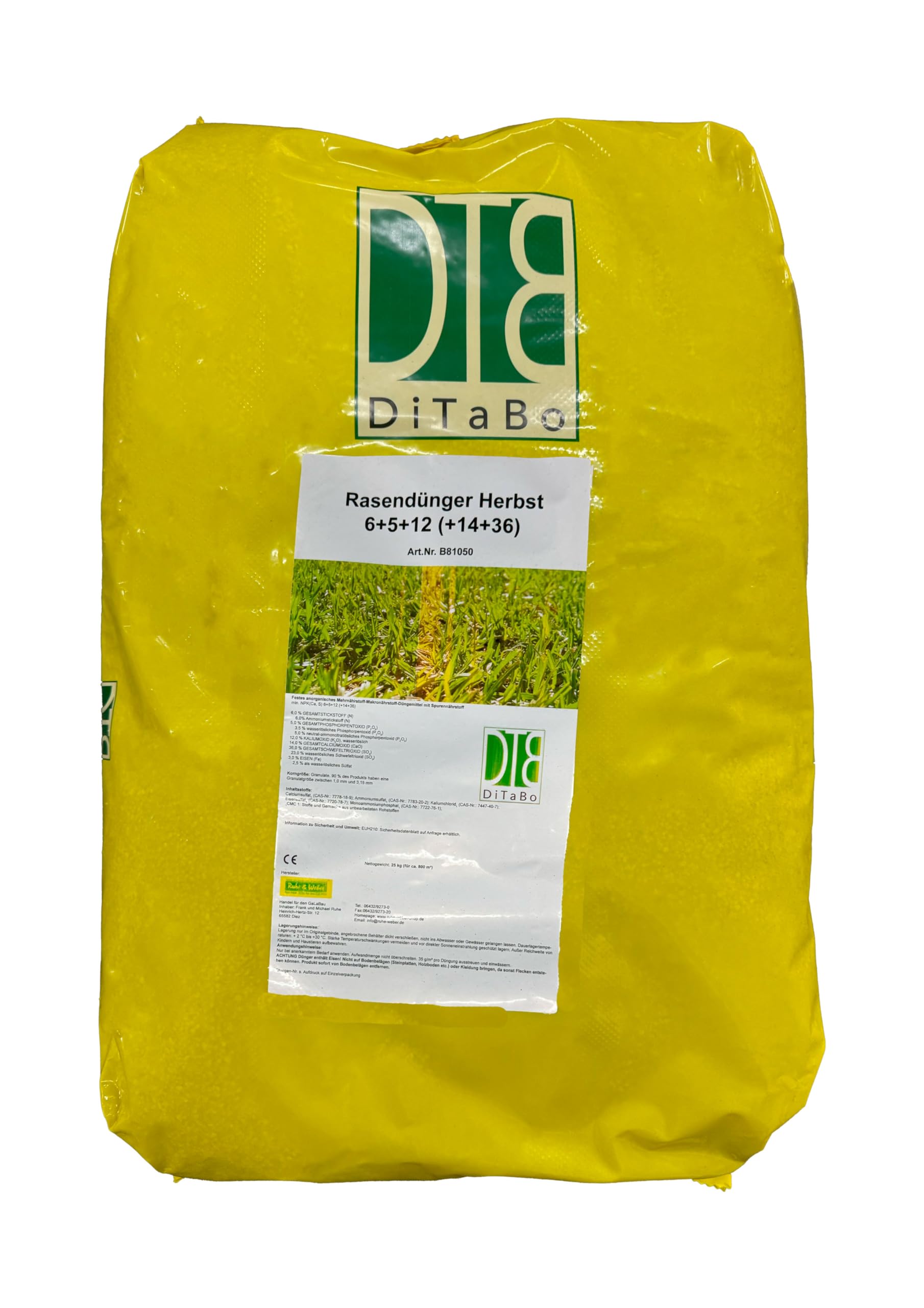 Herbstrasendünger Rasendünger Herbst Profi 25kg