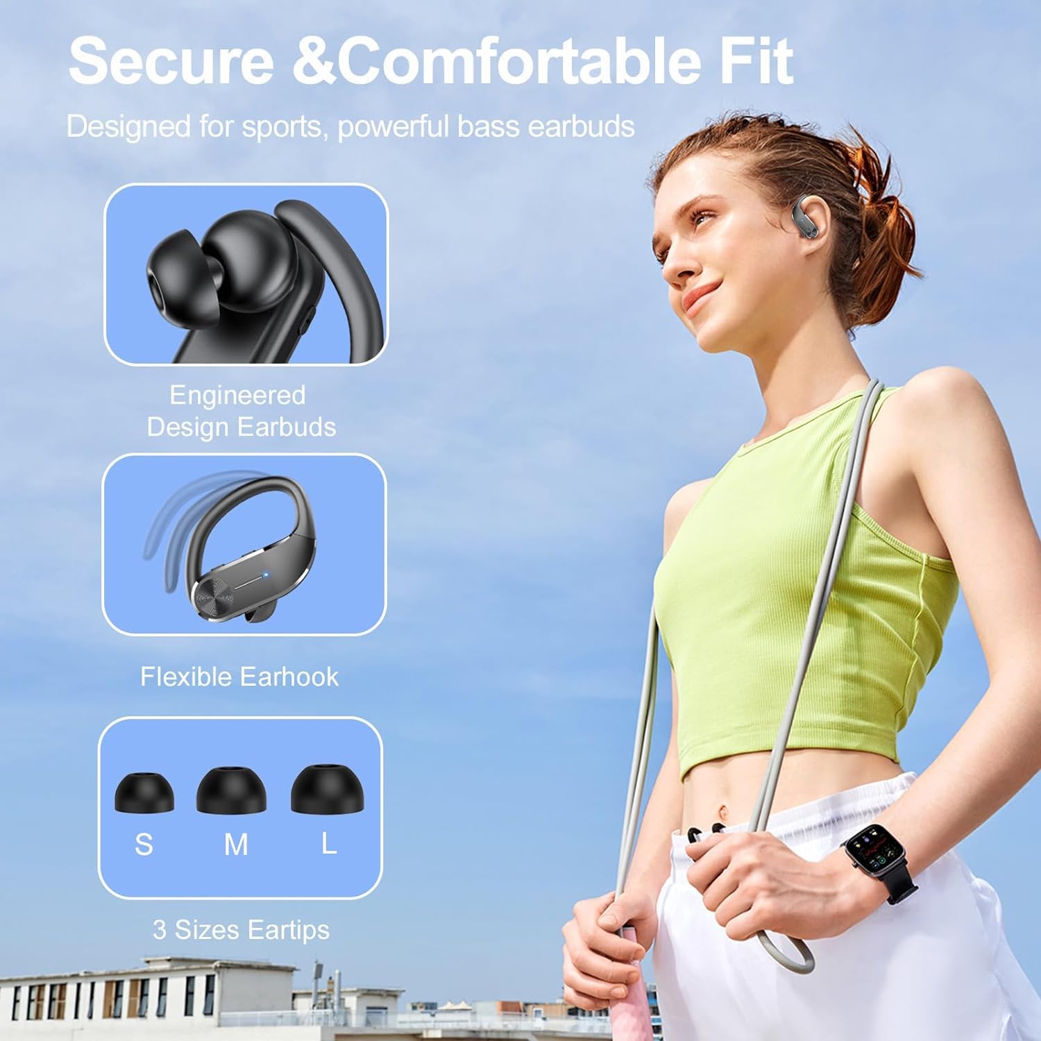 Écouteurs de sport intra-auriculaires sans fil WI-SP510 | Canada