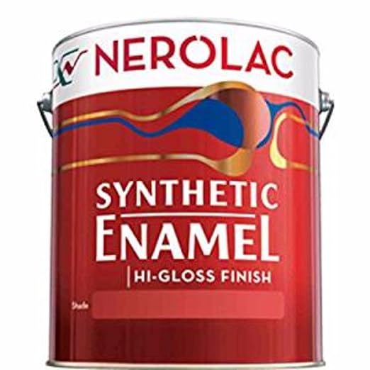 Nerolac Synthetic Emanel Paint (1Ltr, Smoke Grey)