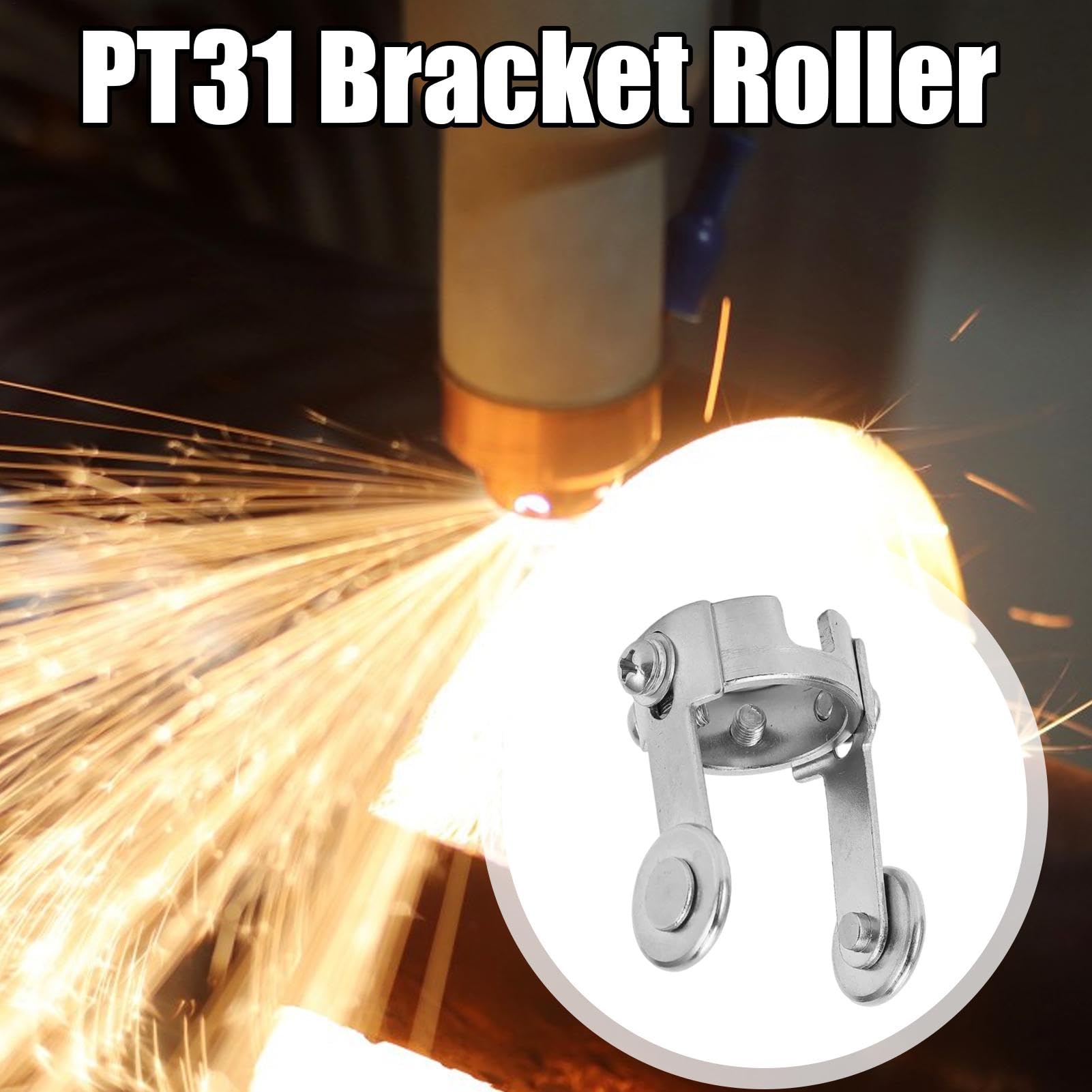 Plasma Torch Wheel, Pt-31 Roller Guide, Wear-Resistant Plasma Guide, Plasma Cutting Accessories, Alloy Steel Plasma Guide, High-Quality Alloy Steel Precision Cutting For Lg40 Plasma Machines