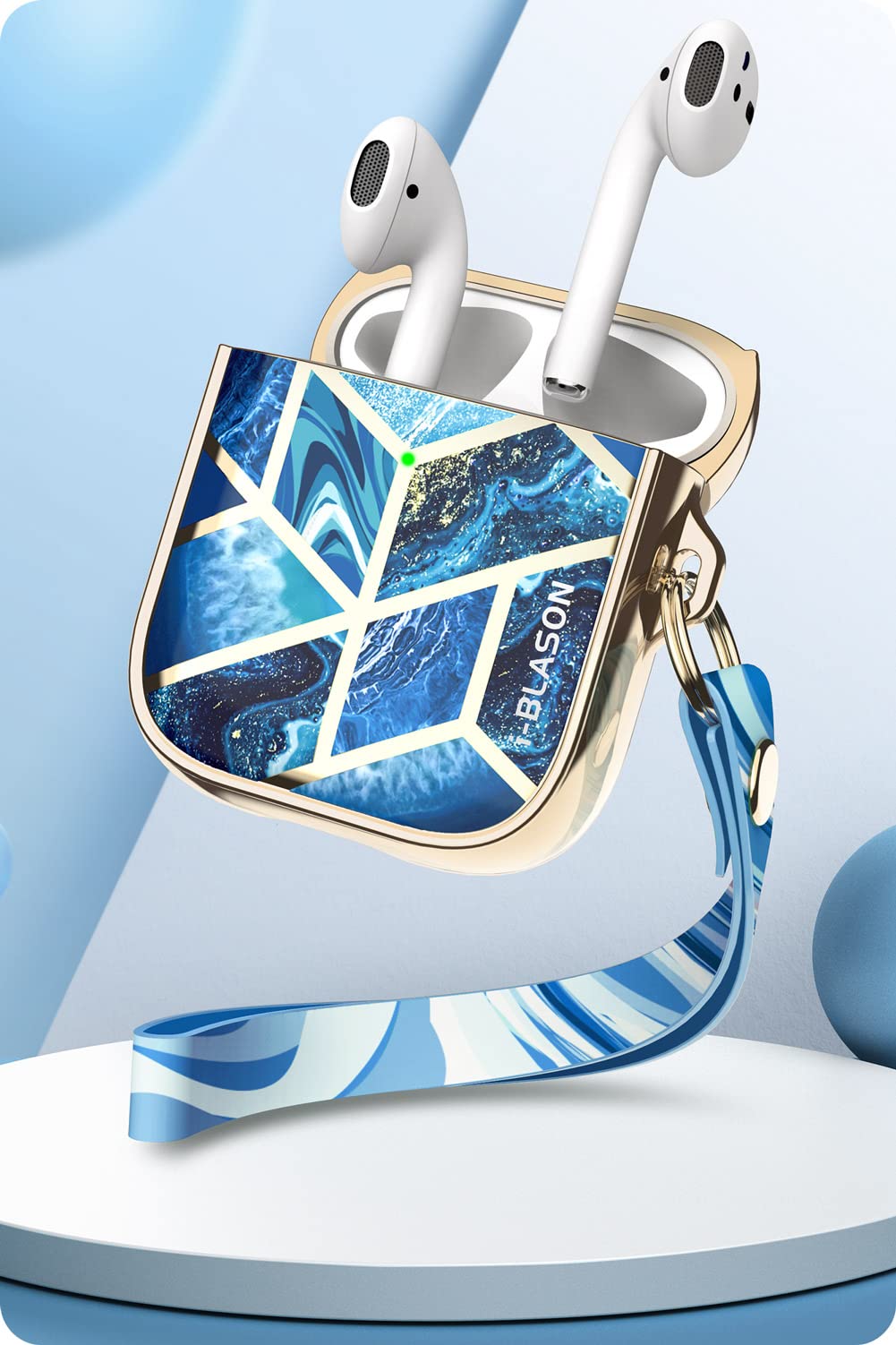 i-Blason Cosmo Etui ochronne do Apple Air Pods 1/2, Ocean
