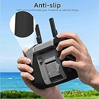Vista 3 de BRDRC Air 3S - Funda de silicona para DJI RC 2, funda protectora compatible con DJI Neo Mini 4 Pro Air 3 Flip Fly More Combo Controlador Accesorios