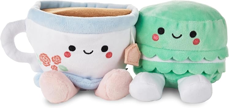 Hallmark Better Together Tea and Macaron Plush Set, 2 Pieces