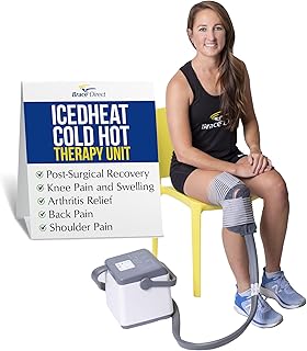 Digital IcedHeat Hot and Cold Therapy Machine with Universal Pad - Circulating Cryotherapy System for Knee, Shoulder, Back, Arthritis, and Post-Surgery Recovery by Brace Direct