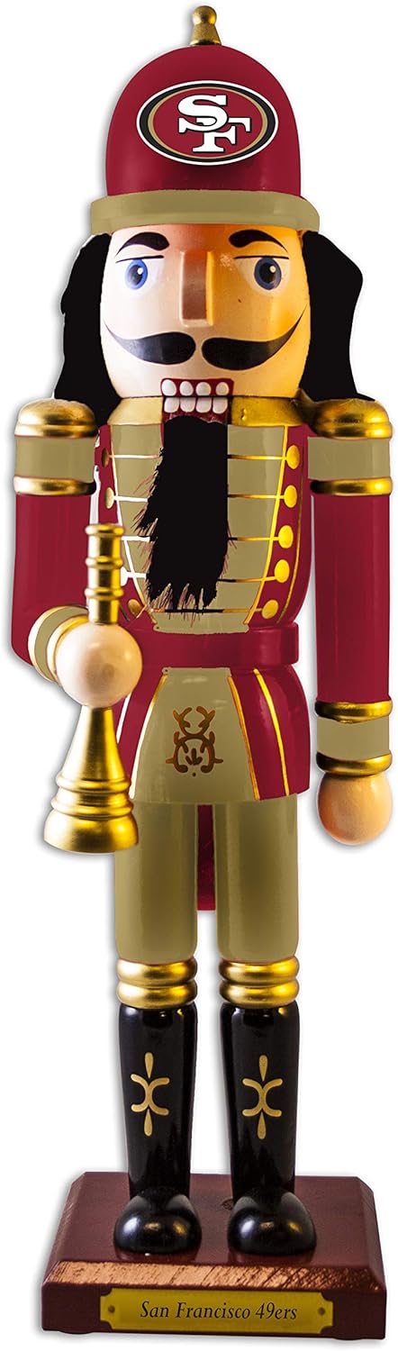 The Memory Company NFL Team Logo Nutcracker Figurine, 14" Tall