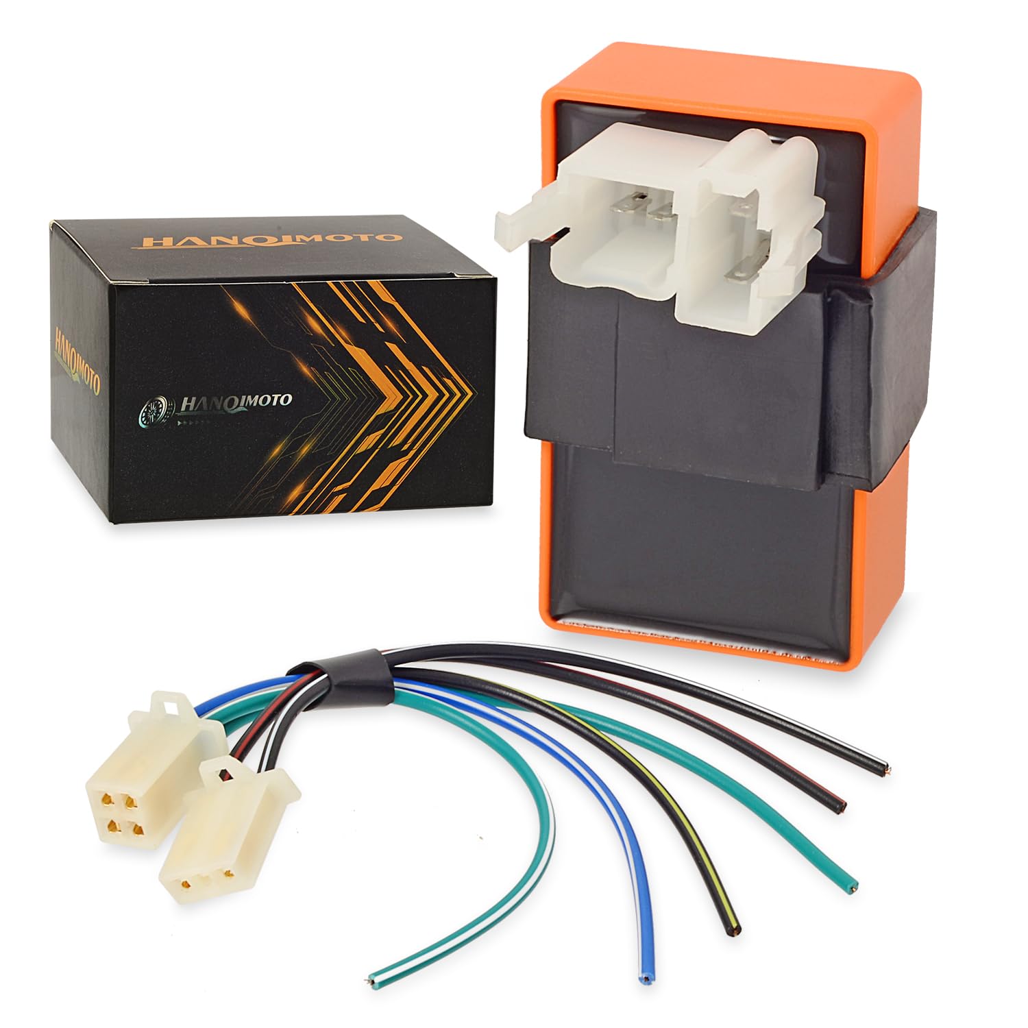 6 Pin AC CDI Box with Connecting Plug for CG 50cc 125cc 150cc 200cc 250cc
