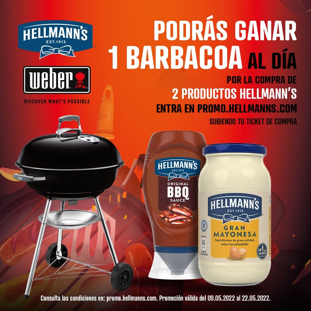 Hellmann's Salsa Light en Tarro 430ml - Pack de 12