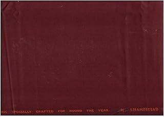 j.hampstead J HAMPSTEAD TERRON RAYON MAROON UNSTITCHED TROUSER FABRIC -1.25 MTS-picture-51