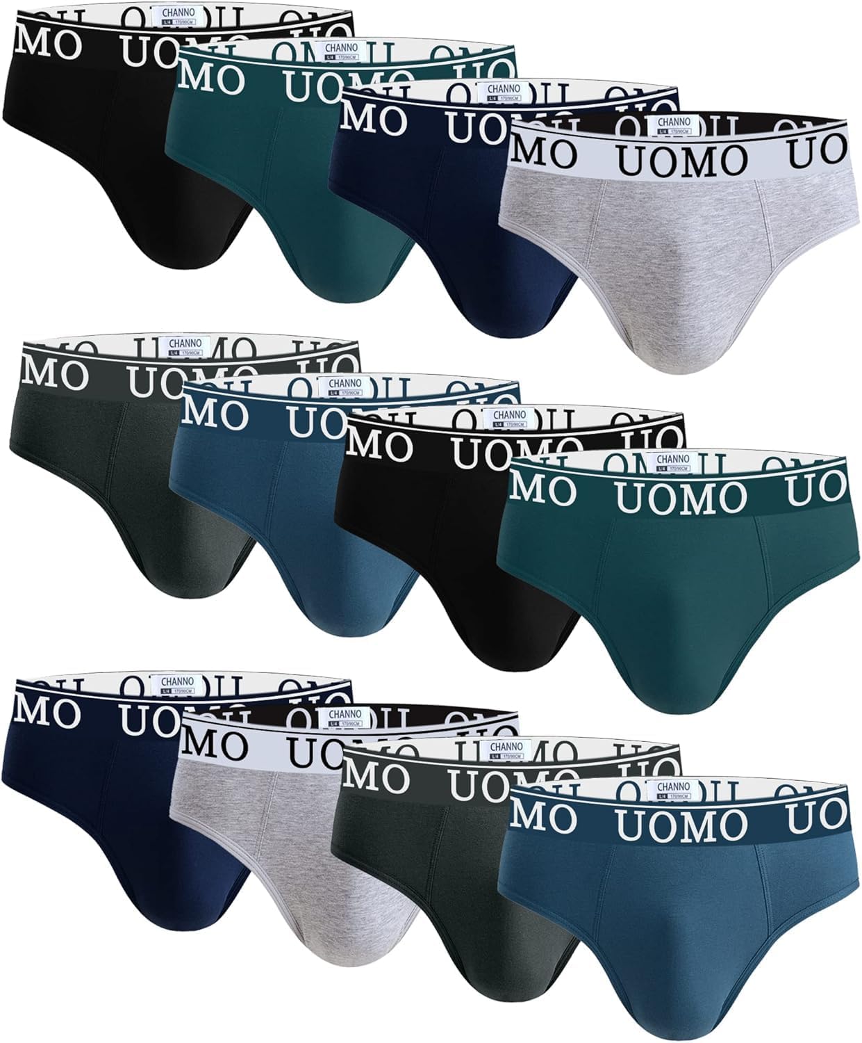 Men's Soft Cotton Briefs: Comfortable Underwear - Full Coverage with Cool Comfort & Breathable for Daily Wear, Multipack