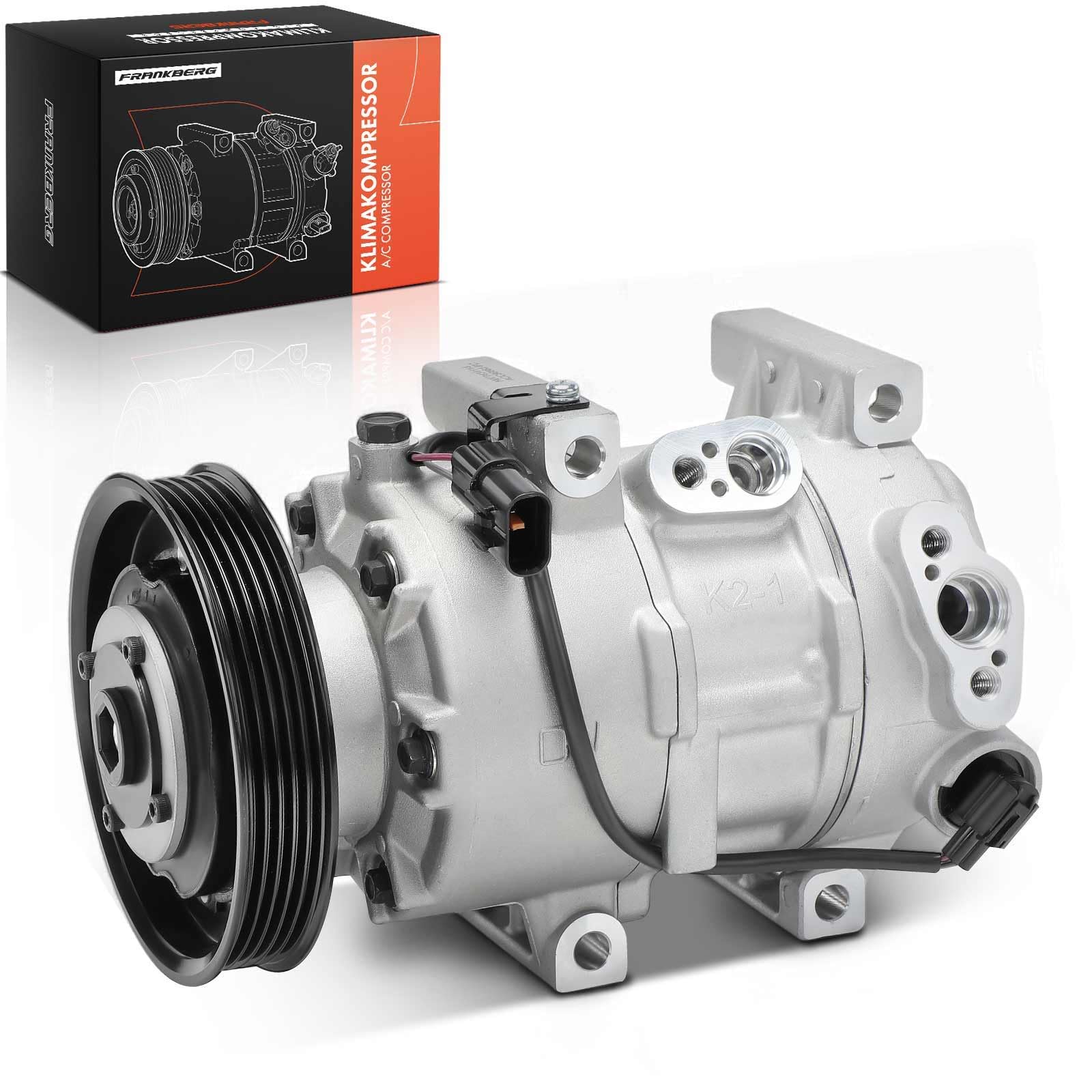 Frankberg Compresor de aire acondicionado con Embrague Diesel Compatible con i40 VF i40 CW VF Replace# 890562, Incluido. Aceite preaplicado