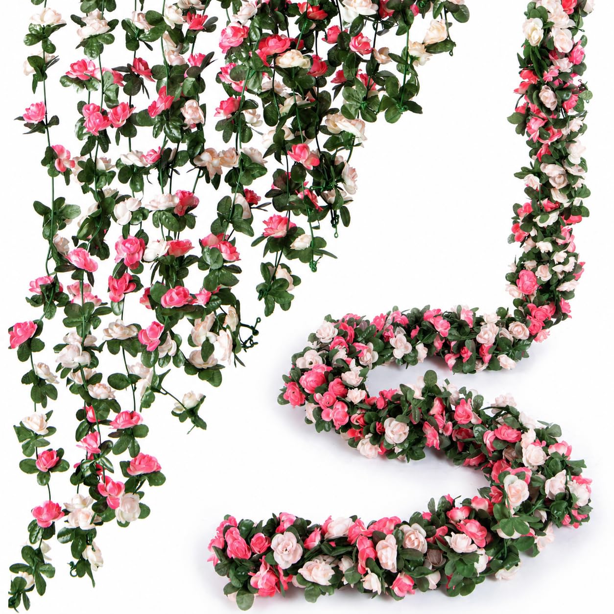PONKING Rose Vine Garland