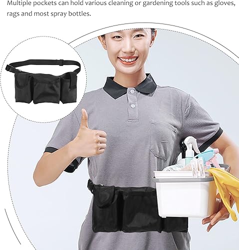 Miniatura 7 de Cabilock Bolsa de herramientas Herramientas de limpieza Herramientas de limpieza Bolsa de almacenamiento de herramientas de cintura Bolsa de